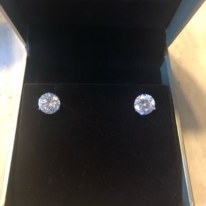 Cubic zirconia 3 carrot earrings